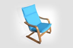 A2003 Kid  Romantic chair blue