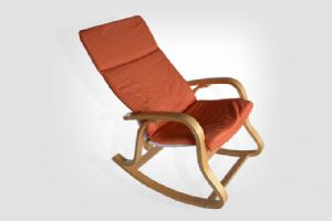 A1011-A  Fabric Cushion Rocking Chair