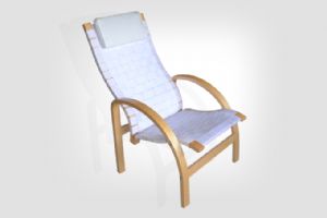 A1024 Jessi chair white